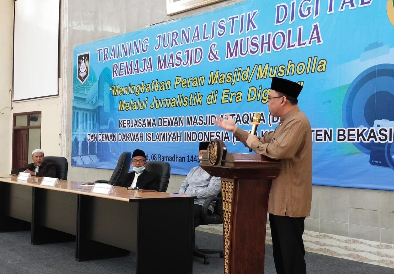 Masjid At-Taqwa dan Dewan Da'wah Kabupaten Bekasi Gelar Training Jurnalistik Digital
